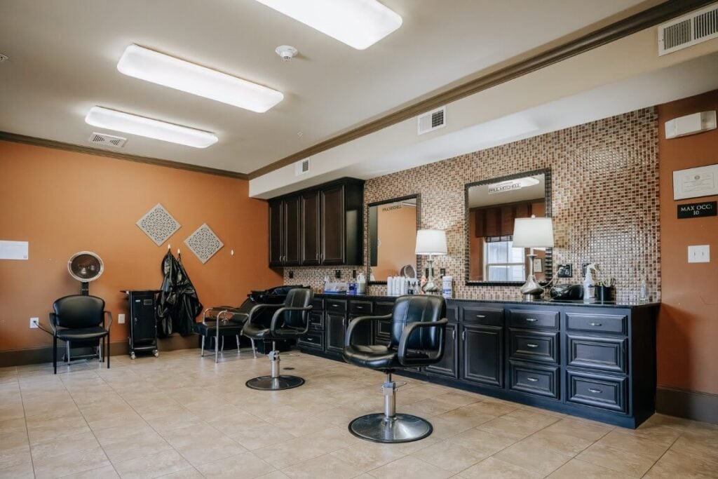 Professional Beauty Salon Services at Memory Care Facility