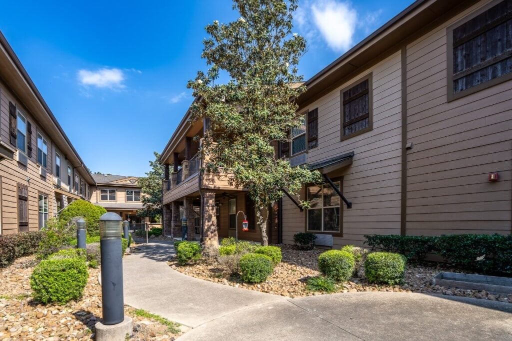 Modern Residential Buildings at Memory Care Facility